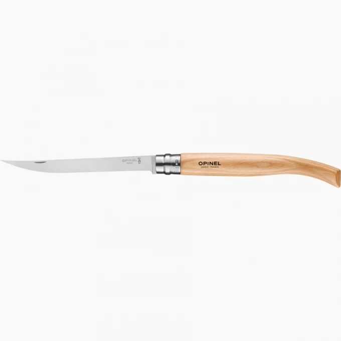 Нож филейный OPINEL №15, нержавеющая сталь, рукоять из дерева бука 002561 Нож филейный OPINEL №15, нержавеющая сталь, рукоять из дерева бука 002561